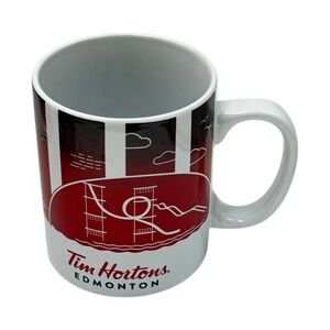 Tim Hortons Coffee Mug Edmonton  12oz Travellers Collection Series 1 2016